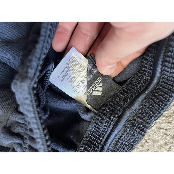 Adidas Fleece Sweatpants Navy Blue Mens Small Activewear Fleece - Picture 6 of 6